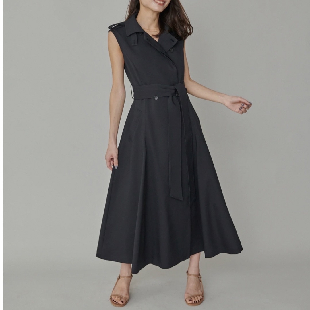 Sleeveless Coat Dress