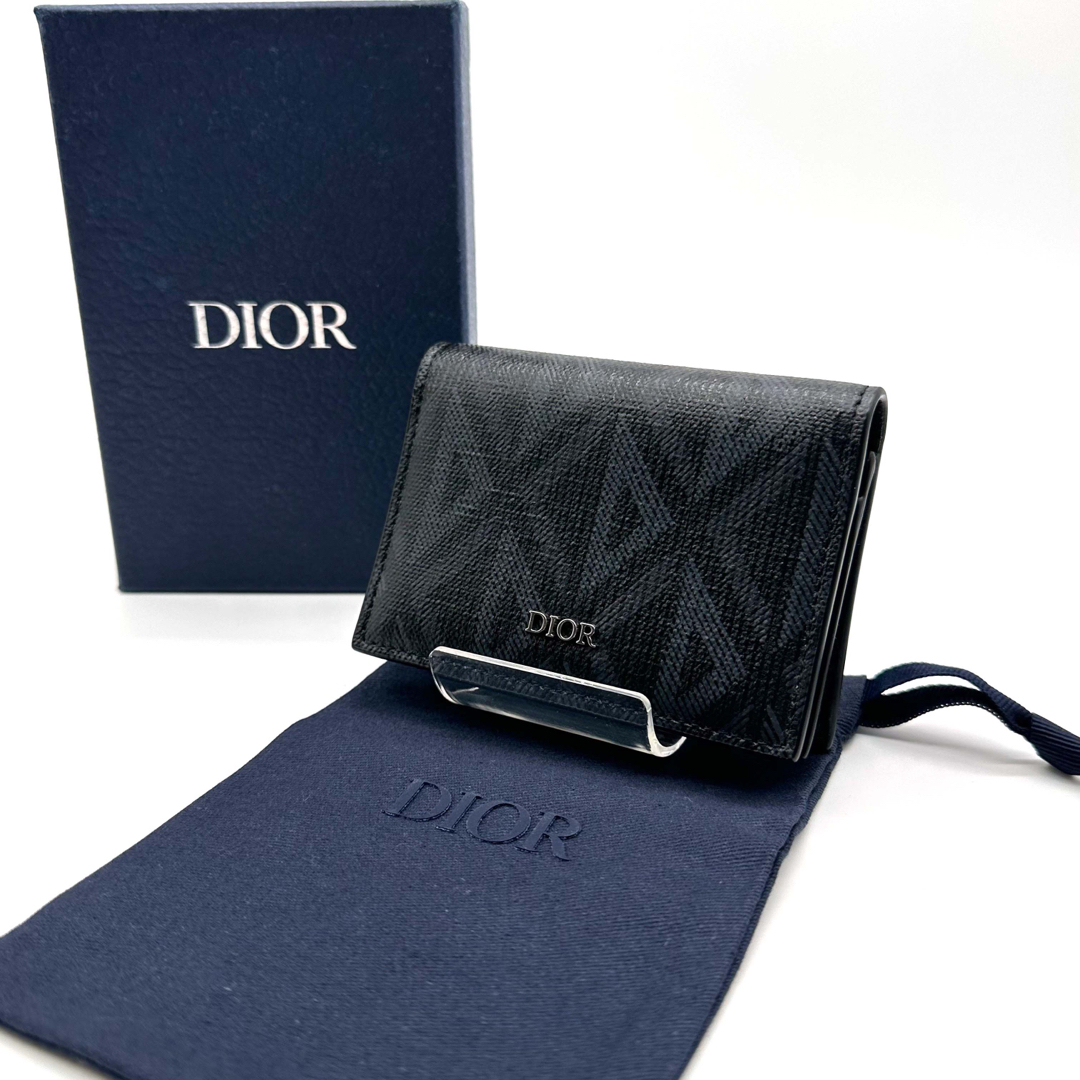 Christian Dior - 【美品】DIOR ディオール レザー カードケース 名刺