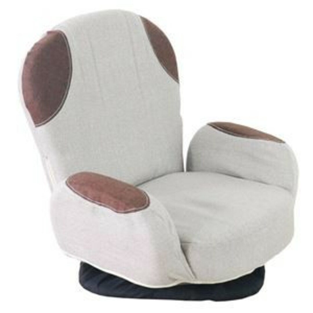 回転座椅子 アイボリーIV インテリア/住まい/日用品の椅子/チェア(座椅子)の商品写真