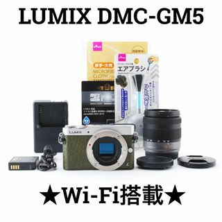 Panasonic LUMIX DMC-GM5 ボディ グリーンの通販|ラクマ