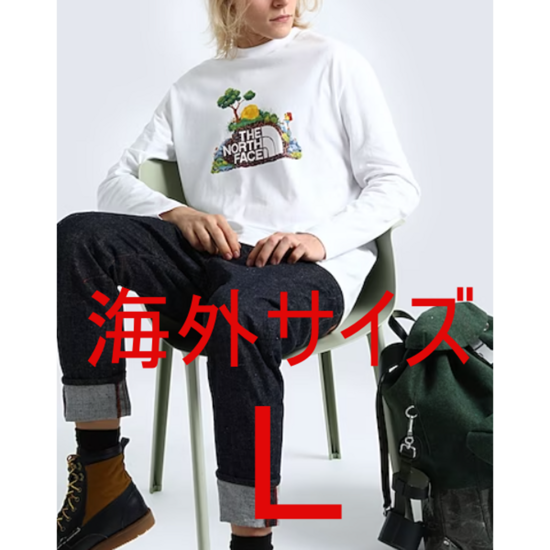 【The North Face】 M ヘリテージ LS GR ロンTシャツ