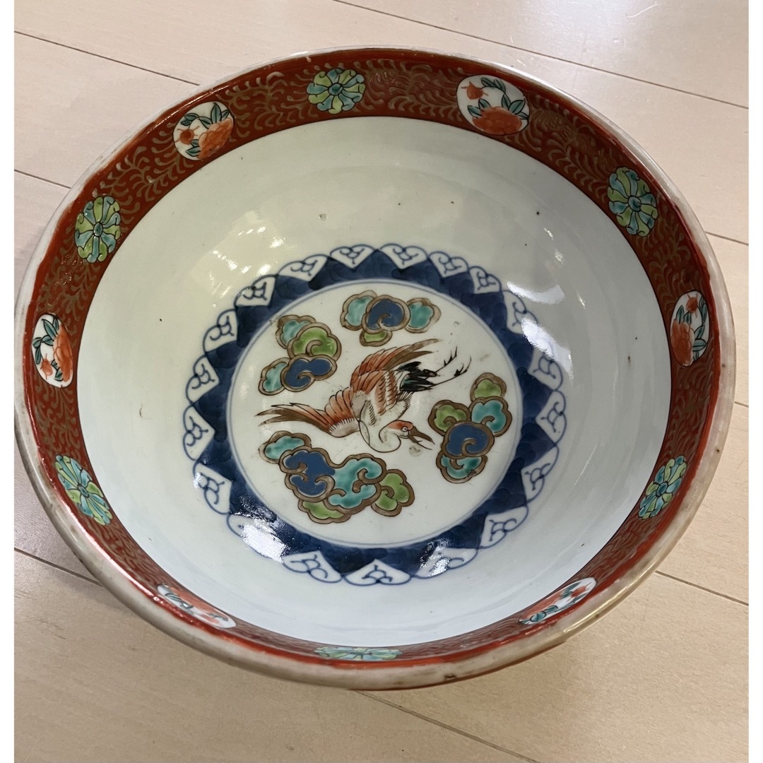 骨董 時代物 有田焼 大皿 36cm