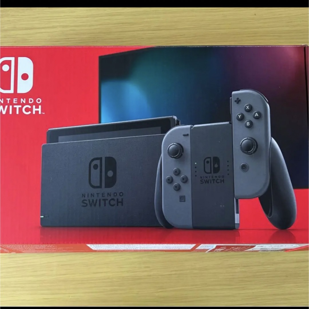 Nintendo Switch(ニンテンドースイッチ)の任天堂 Switch グレー 本体 エンタメ/ホビーのゲームソフト/ゲーム機本体(家庭用ゲーム機本体)の商品写真