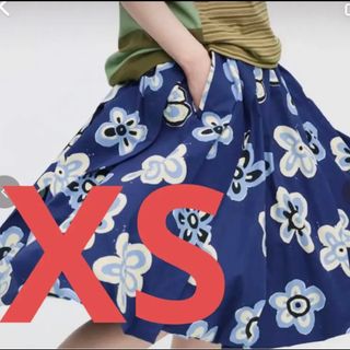 ユニクロ(UNIQLO)の新品未使用 ユニクロ バルーンシェイプスカート マルニ MARNI コラボ XS(ひざ丈スカート)