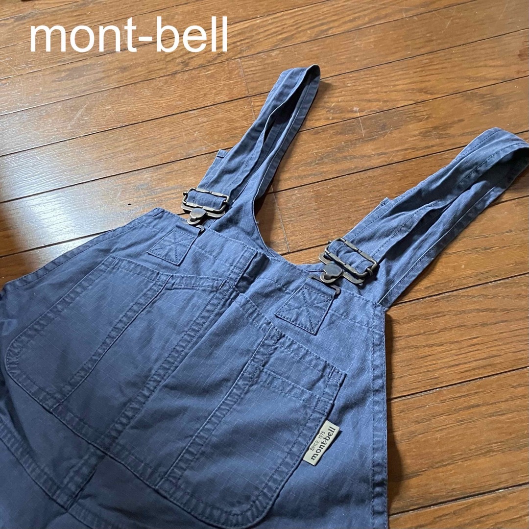 used mont-bell コットンリップストップ地 オーバーオール M