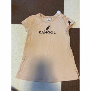 カンゴール(KANGOL)のKANGOL カンゴール　ワンピース　半袖　tシャツ　子供服　80 バースデイ(ワンピース)