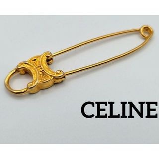 CELINE Safety Pin Brooch