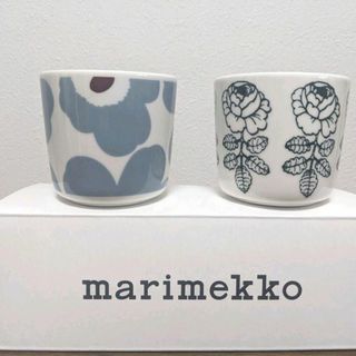 マリメッコ(marimekko)のマリメッコ　ラテマグ　ヴィヒキルース　ウニッコ　2個　新品(グラス/カップ)