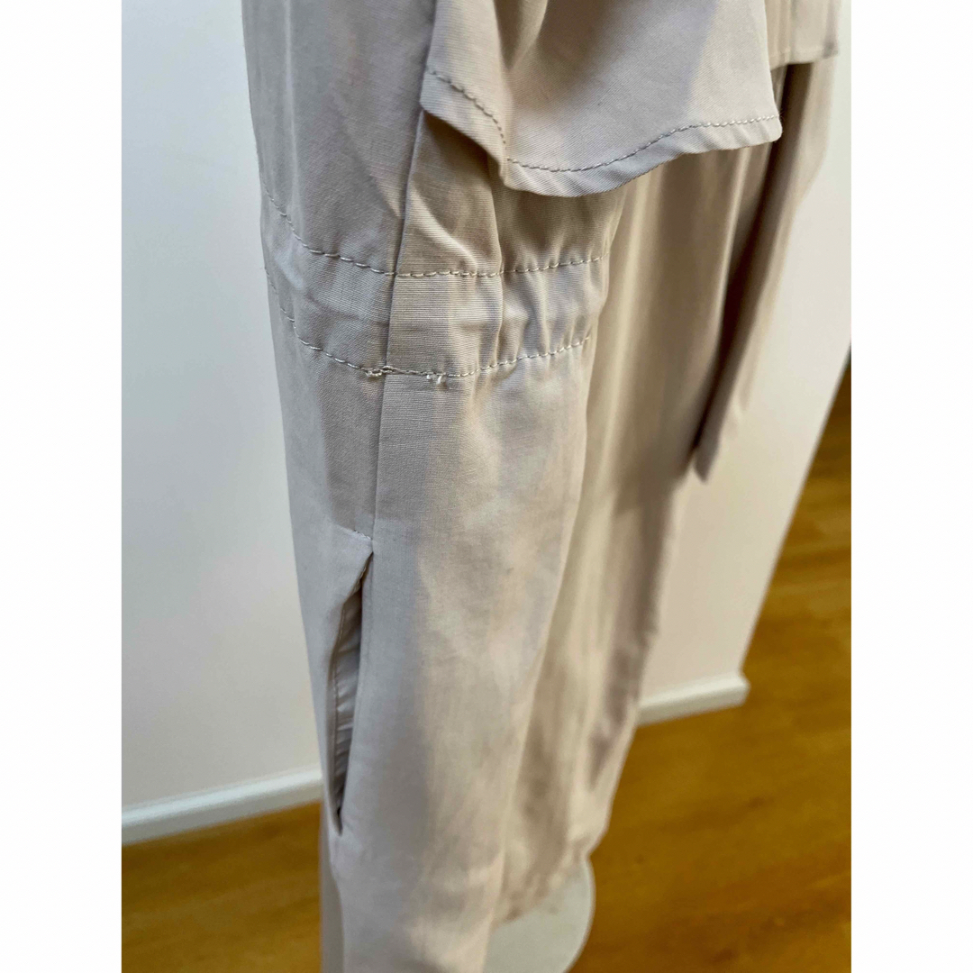 ストラ23年新品⭐️日本製生地❗️ウエストドロストコートトレンチ