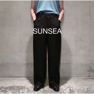 定価約5万!【SUNSEA】サンシー バングラデシュリネンワイドパンツ