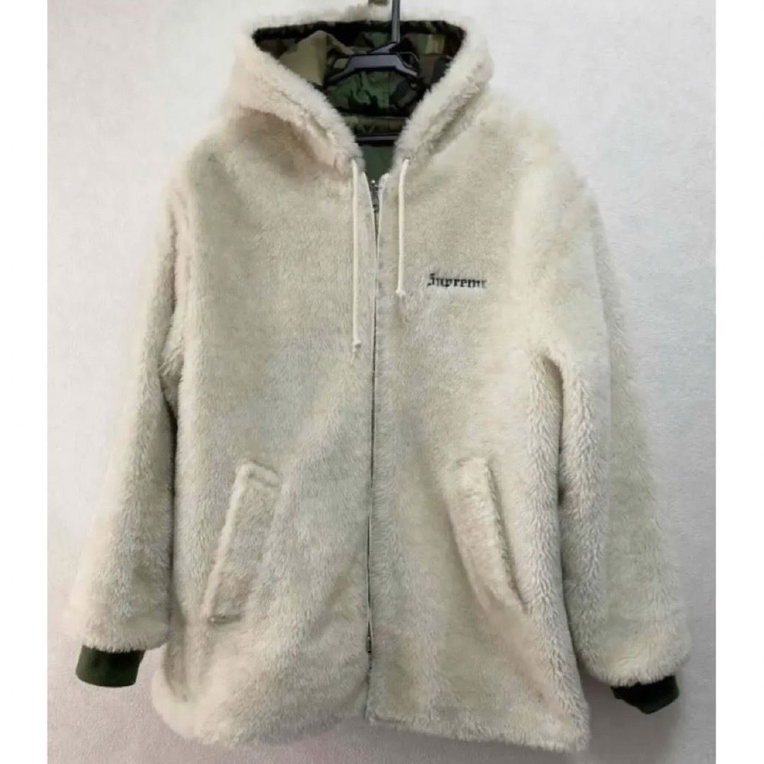 supreme ボア ファー リバーシブル ダウン ジャケット ノースフェイス