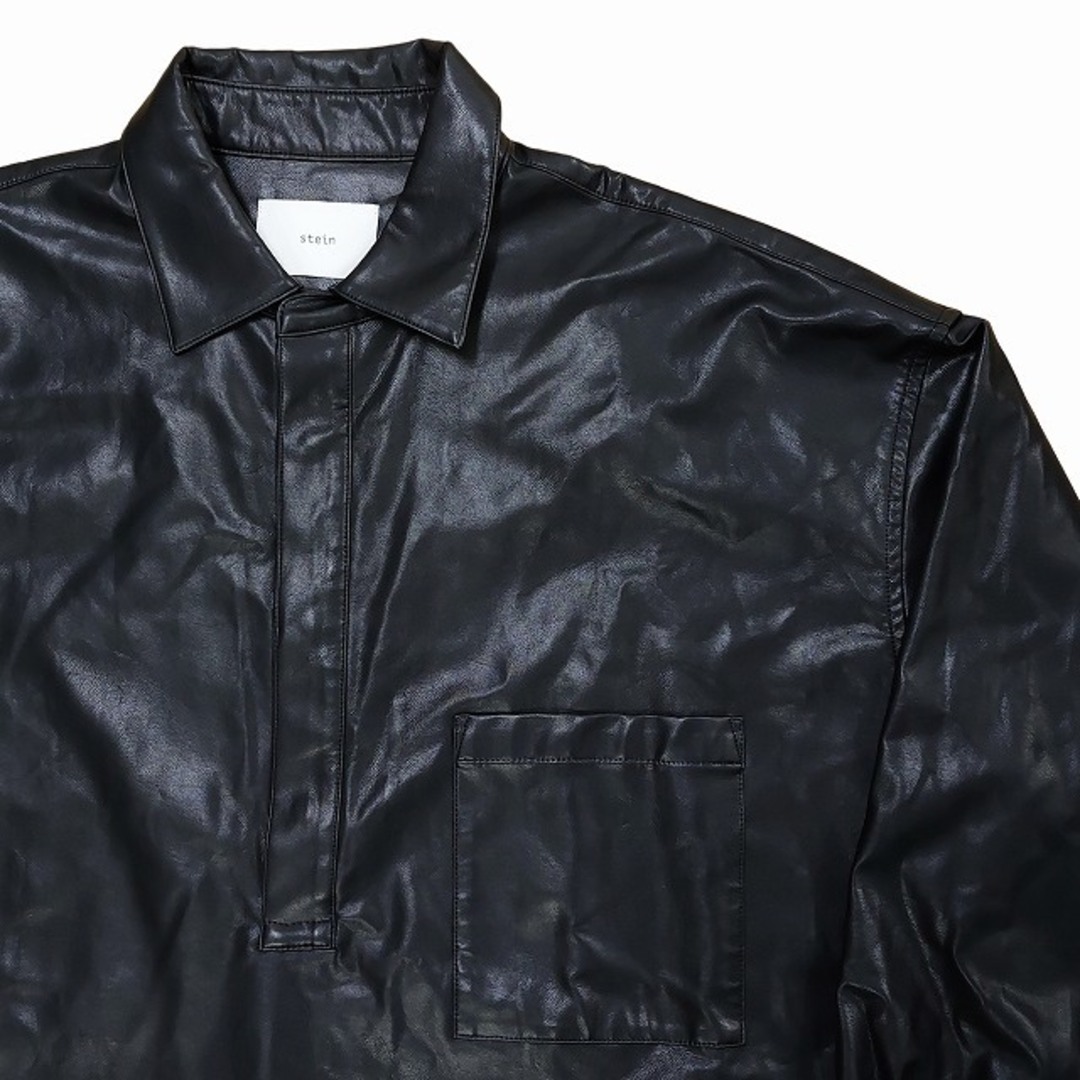 シュタイン stein FAKE LEATHER DOWN PAT SHIRT