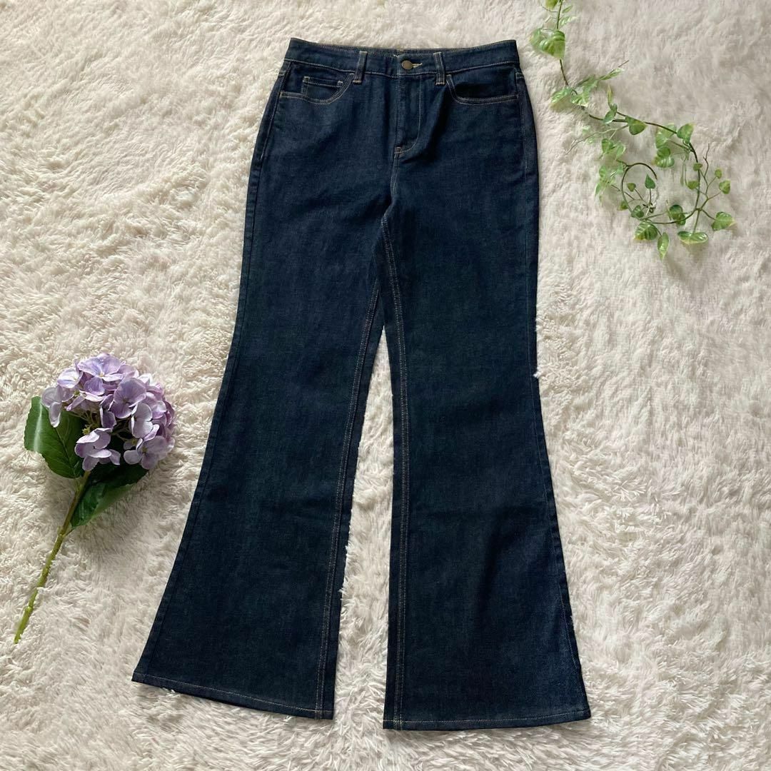 今期購入 theory フレアデニムパンツ DEMITRIA インディゴ 25