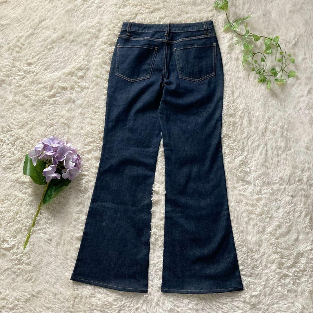 今期購入 theory フレアデニムパンツ DEMITRIA インディゴ 25