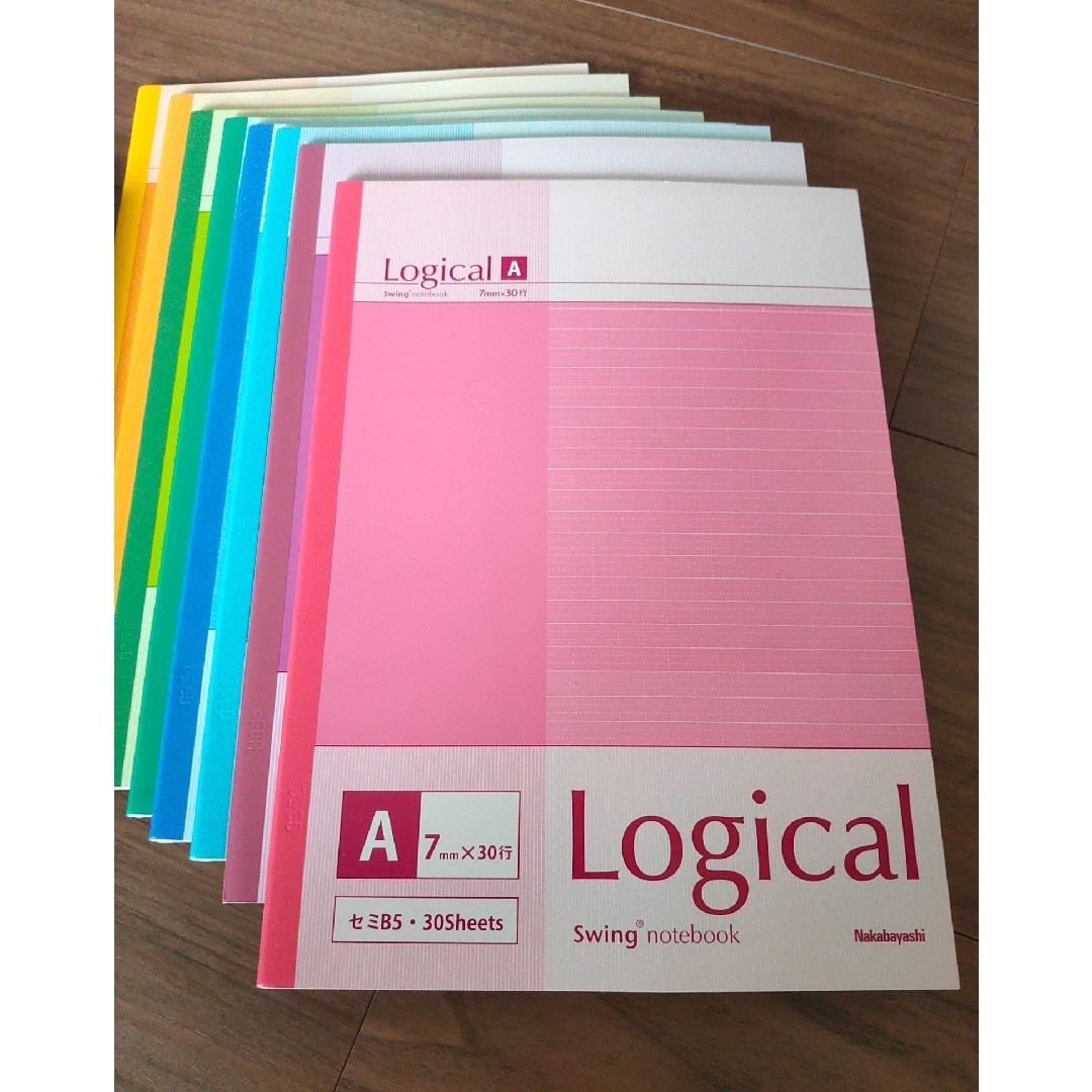 Logical notebook ロジカルノート 全14冊 インテリア/住まい/日用品の文房具(ノート/メモ帳/ふせん)の商品写真