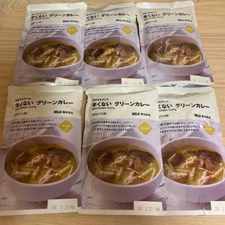 ムジルシリョウヒン(MUJI (無印良品))の　無印良品 素材を生かした 辛くない グリーンカレー  180g×6袋(レトルト食品)