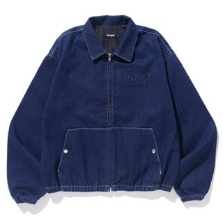 エクストララージ(XLARGE)のエクストララージ　デニムジャケット　ネイビー　Mサイズ(Gジャン/デニムジャケット)