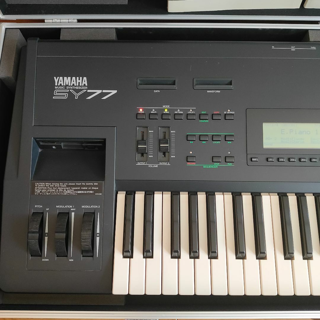 ヤマハ - ガッキー様 YAMAHA SY77 ヤマハ シンセサイザー 定価30万の