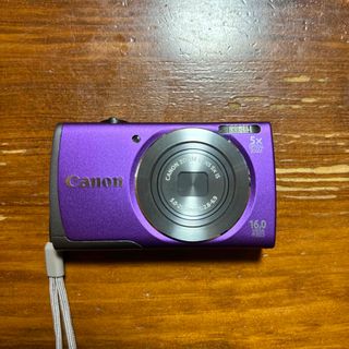 キヤノン(Canon)のキヤノン デジタルカメラ パワーショット A3500 IS パープル(1台)(コンパクトデジタルカメラ)