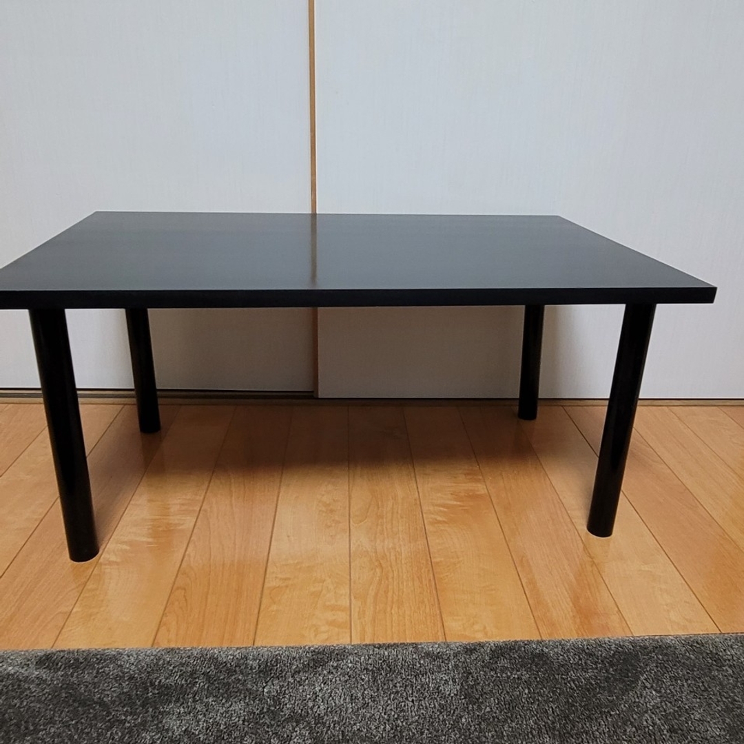 木材テーブル 【ブラック 黒】DIY オーダーメイド ハンドメイドのインテリア/家具(家具)の商品写真