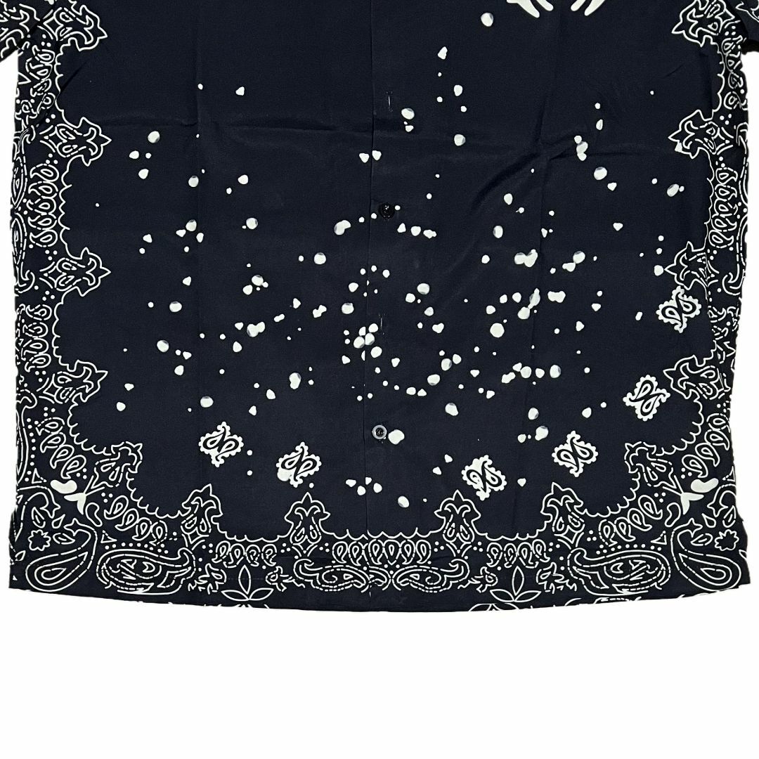 AMIRI アミリ BANDANA バンダナ柄 半袖 シャツ ブラック XL 4