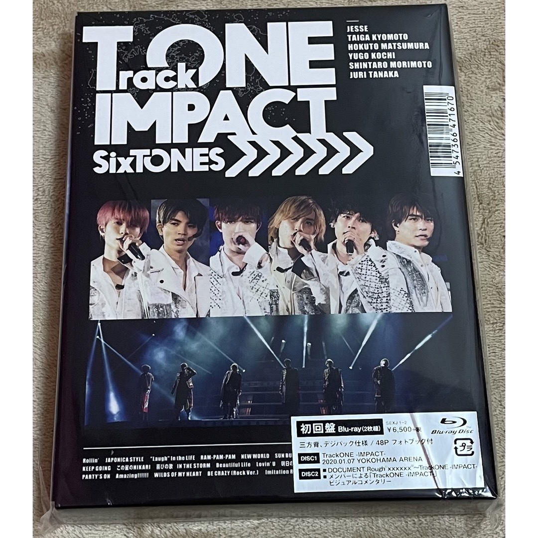 SixTONES TrackONE-IMPACT Blu-ray dvd