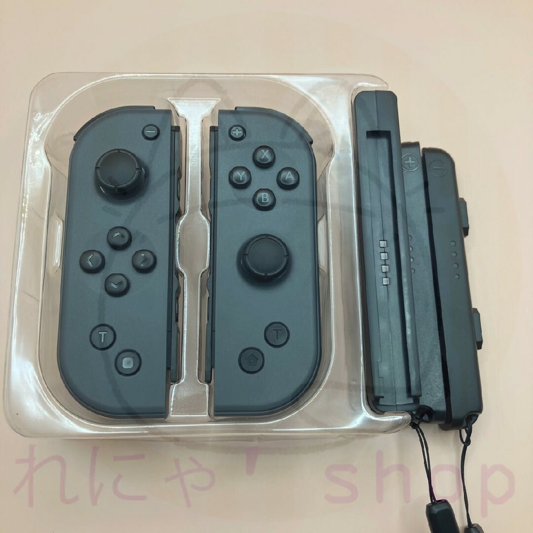 Nintendo Switch(ニンテンドースイッチ)のNintendo Switch Joy-Con グレー(連射・LED内蔵) エンタメ/ホビーのゲームソフト/ゲーム機本体(家庭用ゲーム機本体)の商品写真