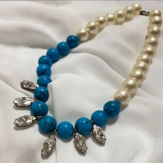 petite robe noire ターコイズネックレス 値下げ中