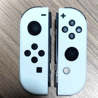 美品　純正　JOY-CON (L)/(R)　ホワイト　白　ジョイコン(その他)