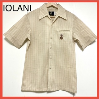 イオラニ(IOLANI)の【IOLANI】イオラニ パイナップル 刺繍  アロハシャツ S(シャツ)