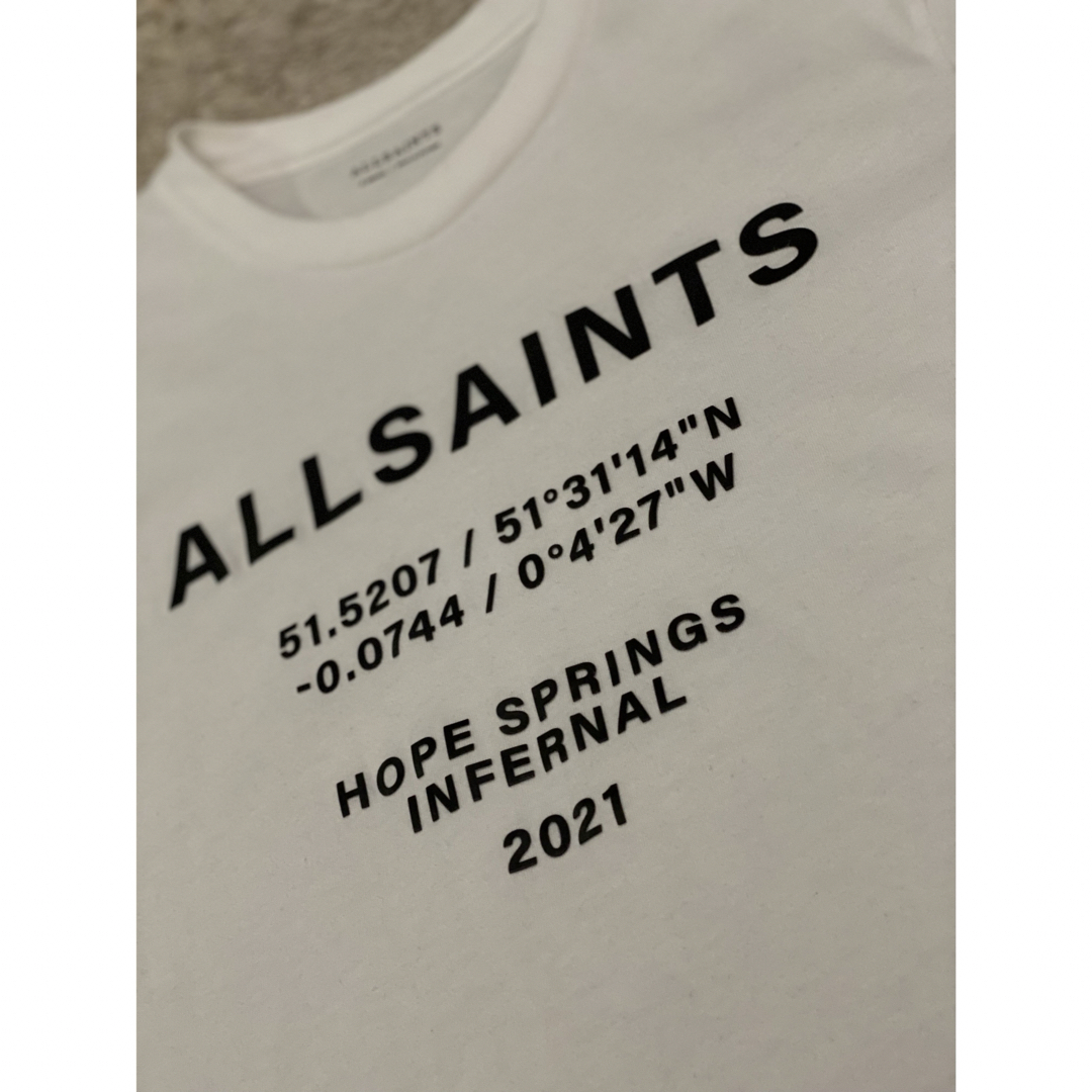 All Saints(オールセインツ)のオールセインツ  半袖　ロゴTシャツ　イギリス　ユニセックス メンズのトップス(Tシャツ/カットソー(半袖/袖なし))の商品写真