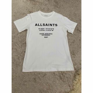 オールセインツ(All Saints)のオールセインツ  半袖　ロゴTシャツ　イギリス　ユニセックス(Tシャツ/カットソー(半袖/袖なし))