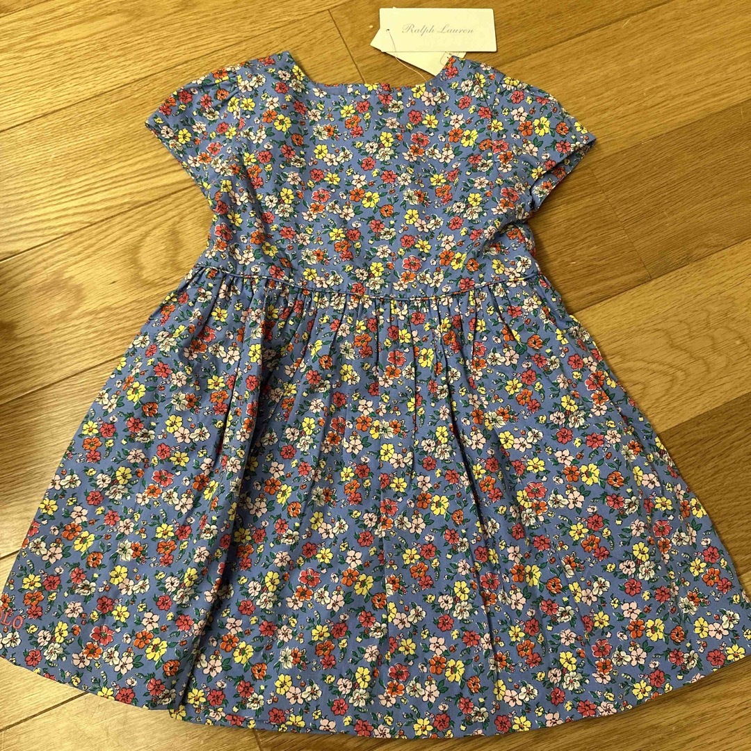 POLO RALPH LAUREN(ポロラルフローレン)のラルフローレン　半袖ワンピース　80センチ キッズ/ベビー/マタニティのベビー服(~85cm)(ワンピース)の商品写真