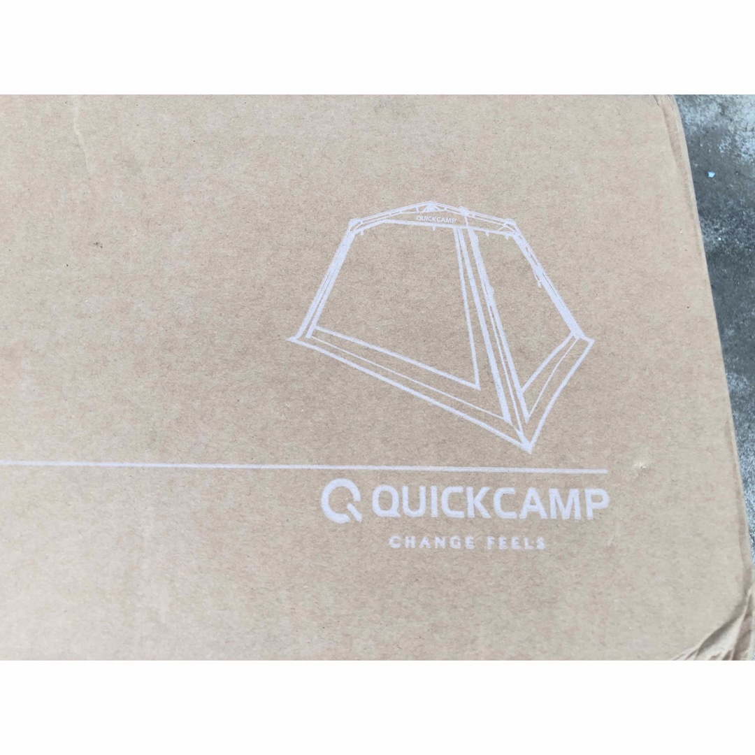 QUICKCAMP(クイックキャンプ)の【未開封】クイックキャンプ] ワイドスクリーンタープ UVカット 4m×2.8m スポーツ/アウトドアのアウトドア(テント/タープ)の商品写真