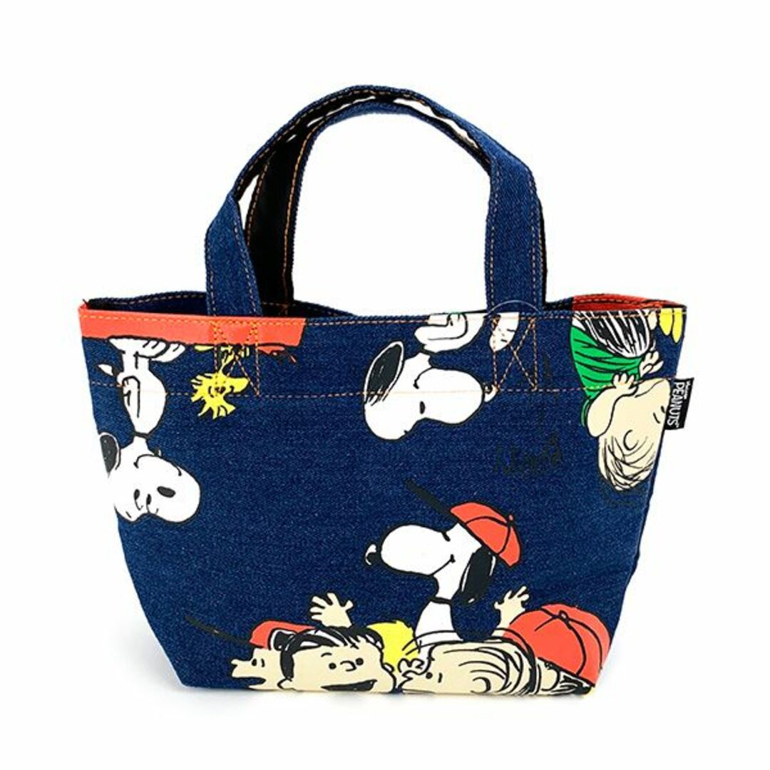 新品 SNOOPY スヌーピー トートバッグ デニム カバン