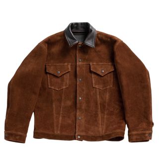 SUBCULTURE HORSE HIDE LEATHER JACKET