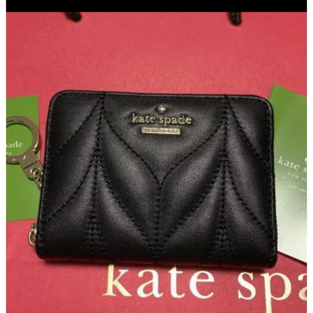 【iphone X】 ♠︎kate spade♠︎ ブラック レザー