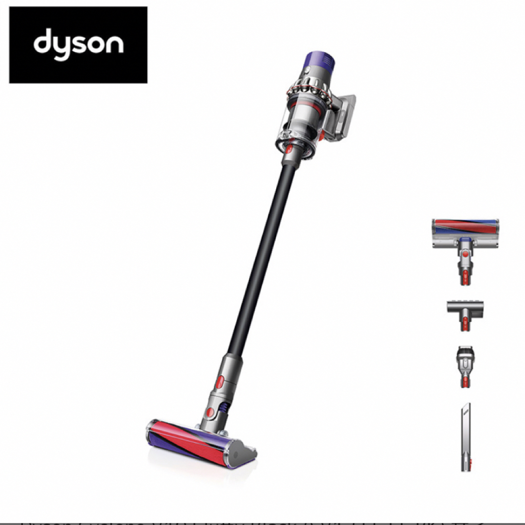 Dyson(ダイソン)のDyson Cyclone V10 Fluffy Black  スマホ/家電/カメラの生活家電(掃除機)の商品写真