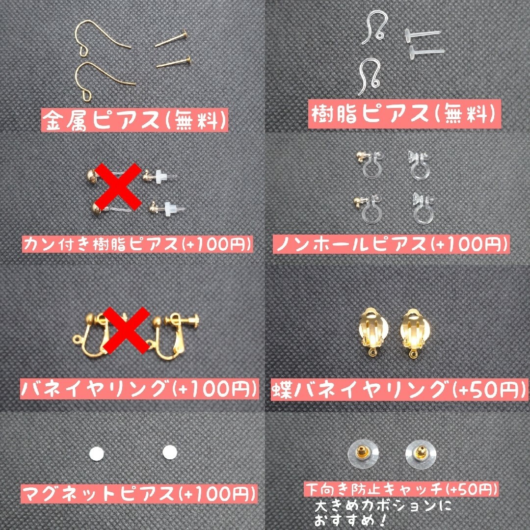 レジンのひまわりピアス ハンドメイドのアクセサリー(ピアス)の商品写真