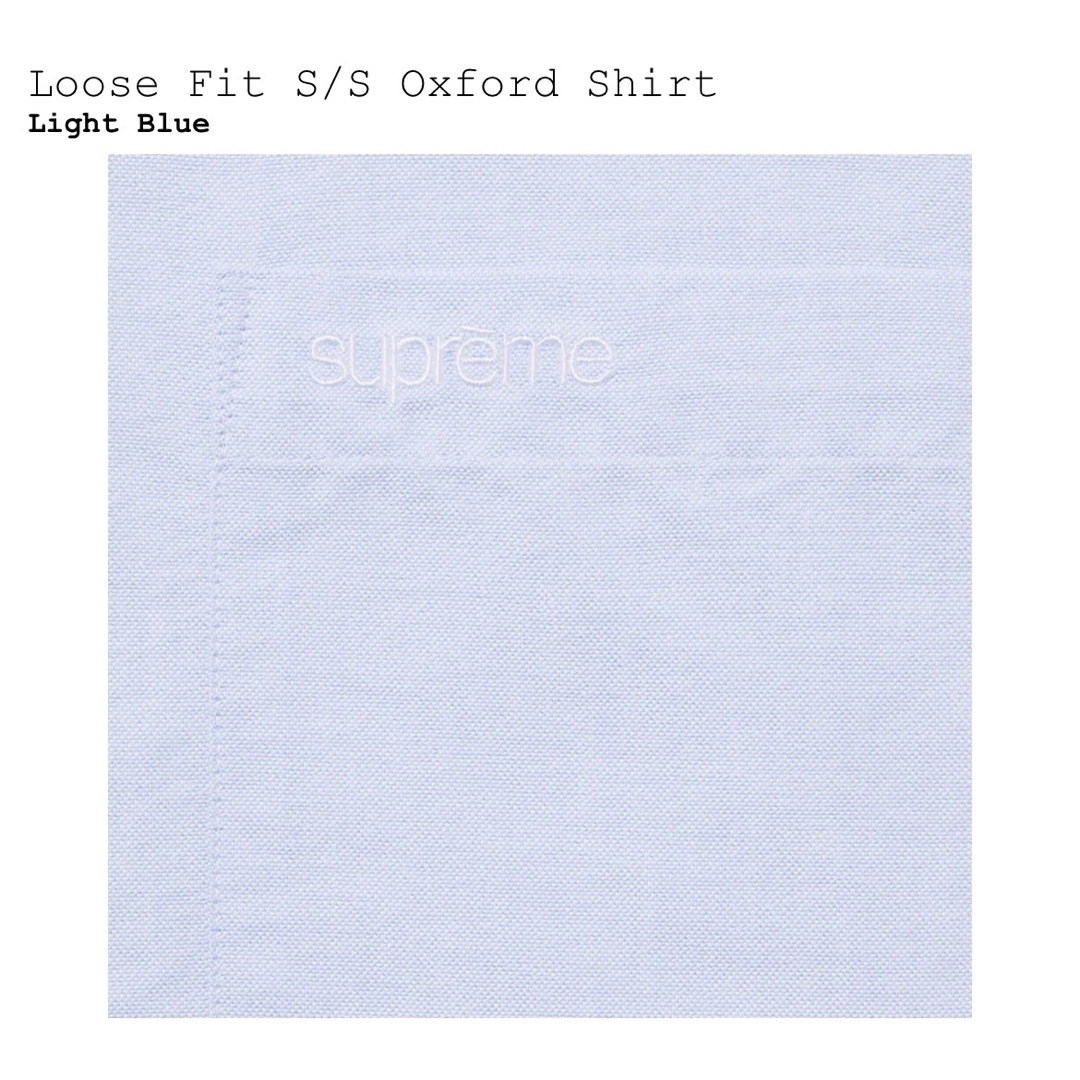 Supreme(シュプリーム)のLサイズ supreme loose fit s/s oxford shirt メンズのトップス(シャツ)の商品写真