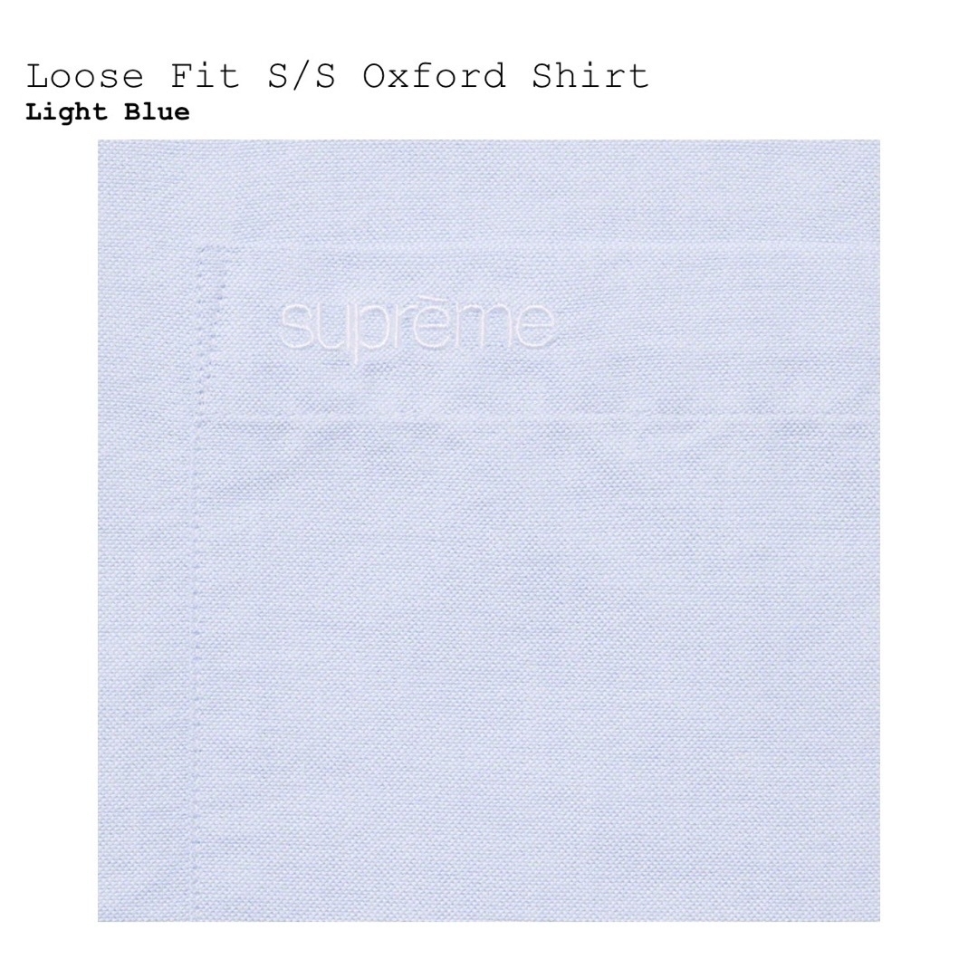 Supreme Loose Fit S/S Oxford Shirt