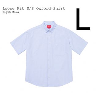 Supreme - Lサイズ supreme loose fit s/s oxford shirtの通販 by