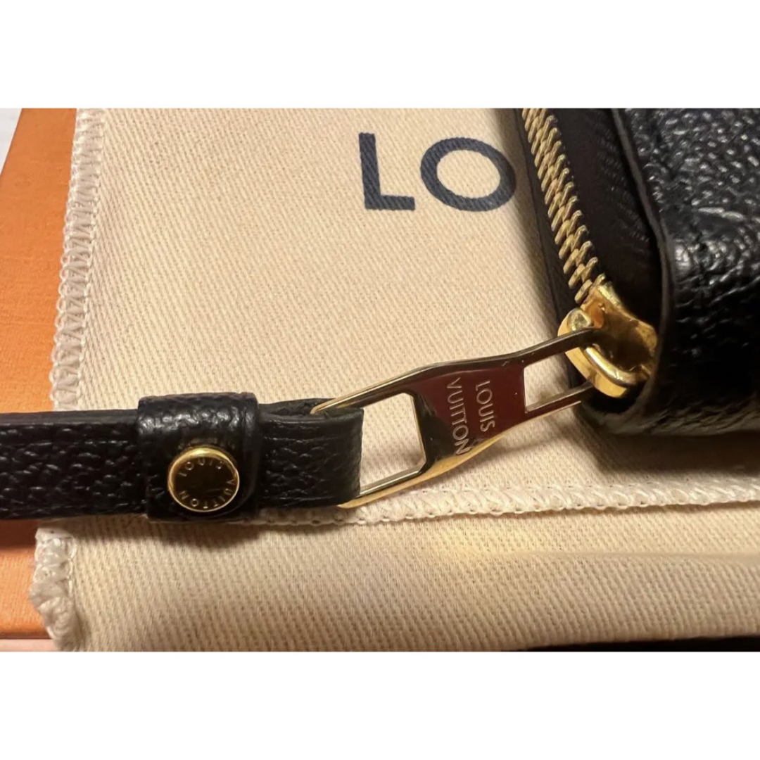 超美品LOUIS VUITTON アンプラント 長財布 ルイヴィトン ノワール
