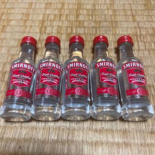 スピリッツ ウォッカ スミノフ SMIRNOFF ５０ml×５ - siyomamall.tj