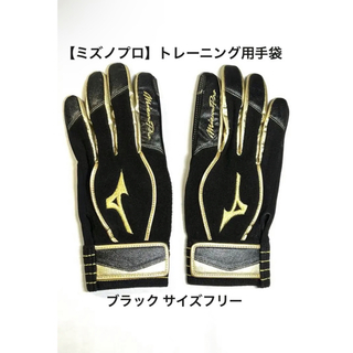 ミズノプロ(Mizuno Pro)の【ミズノプロ】トレーニング用手袋 サイズFフリー 1EJET100(その他)