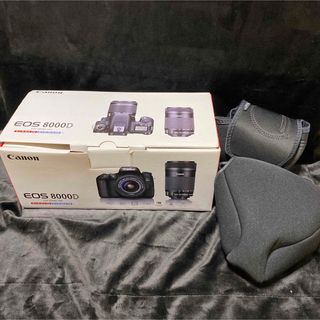 Canon - 美品 Canon キャノン EOS 8000D ダブルズームキット 本体