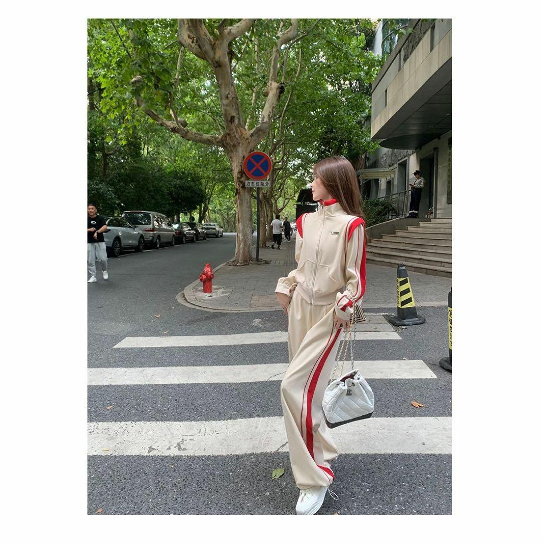 春夏コーデ❤️セットアップ上下 レディース ジャージ スウェット ジャケット 6