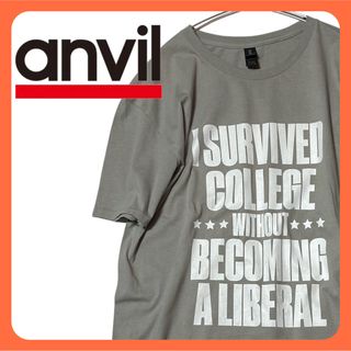 アンビル(Anvil)の【57】anvil アンビル オーバーサイズ Tシャツ　古着(Tシャツ/カットソー(半袖/袖なし))