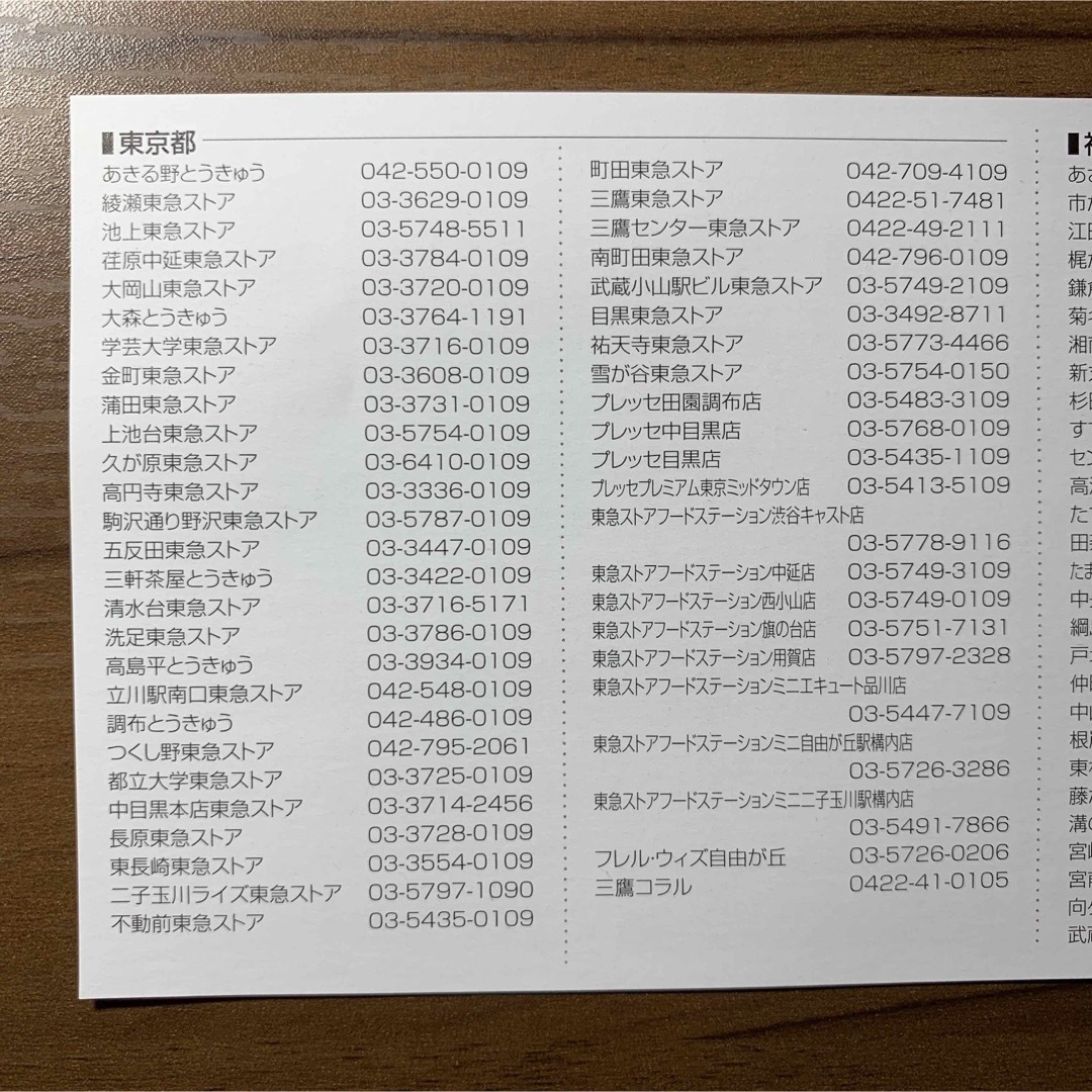 東急ストア 株主優待券 160枚セット 匿名配送 プレッセ フード ...