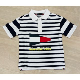 トミーヒルフィガー(TOMMY HILFIGER)のトミーヒルフィガー キッズ ボーダー ポロシャツ(Ｔシャツ)